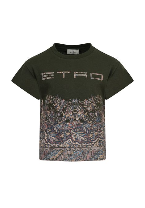 T-shirt con logo ETRO KIDS | GZ8A31 Z367270J